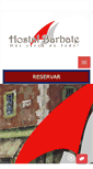 Mobile Screenshot of hostalbarbate.com